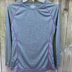 LAYER 8 activewear performance long sleeve top jersey sport quick dry base layer